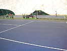 Bratislava - Herstellung und Montage der Vier-Hüllenhalle, Tennisbelag